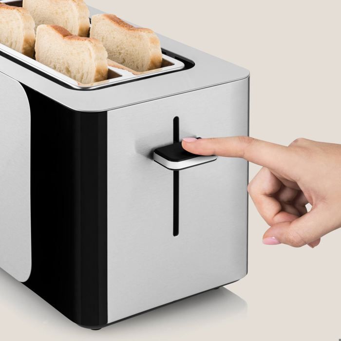 Toaster - ZEEGMA - Tostee Chef Smart - 4 slices - 1500 W - 6 browning levels