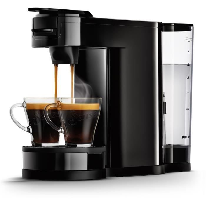 Cafetière à dosette - PHILIPS - SENSEO - HD6592/65 - Switch 2-en-1 dosette & filtre - Noir