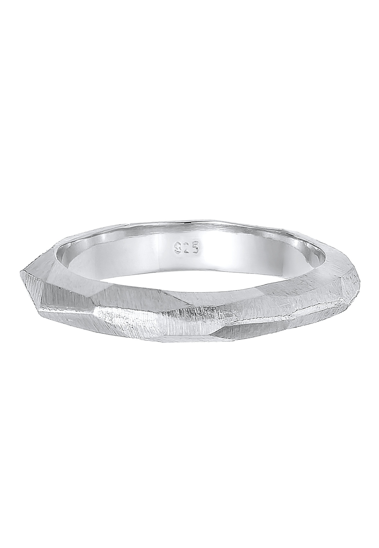 Elli PREMIUM Basic Engagement Bague Femme-Plaqué Or Argent (925/1000)
