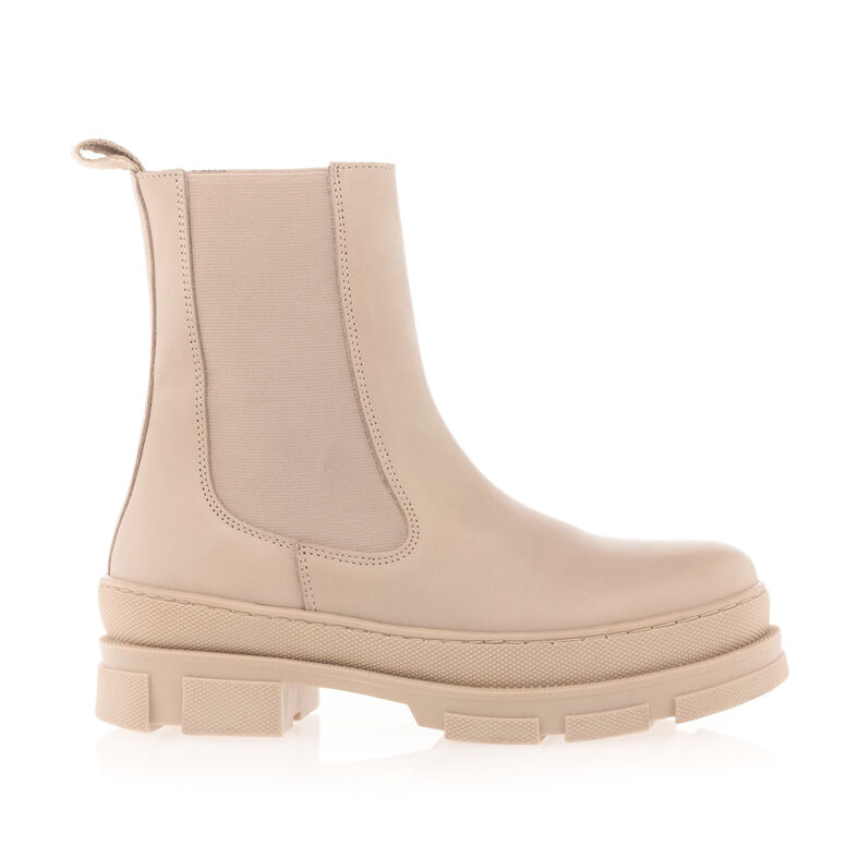 Beige dameslaarzen / enkellaarzen