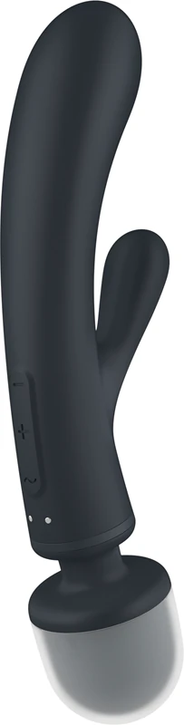 Satisfyer Triple Lover 2 em 1: Cabeça de Massagem e Vibrador