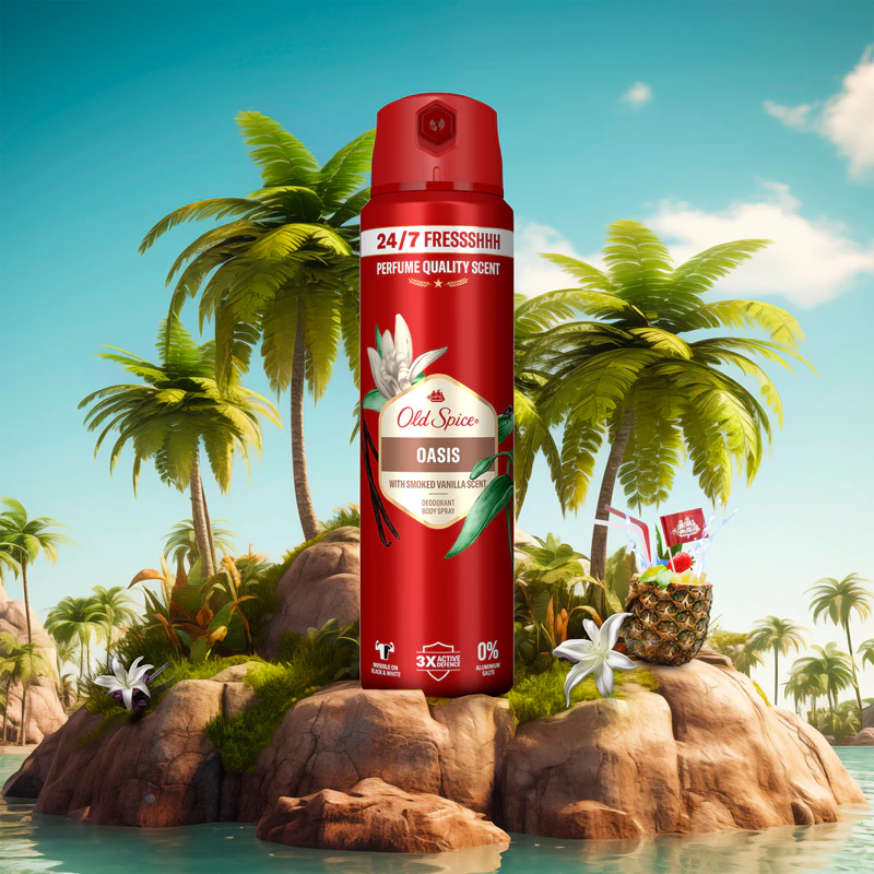Old Spice Oasis Deodorant Spray