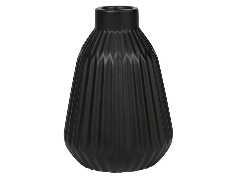 Wazonik ceramiczny 10 cm czarny