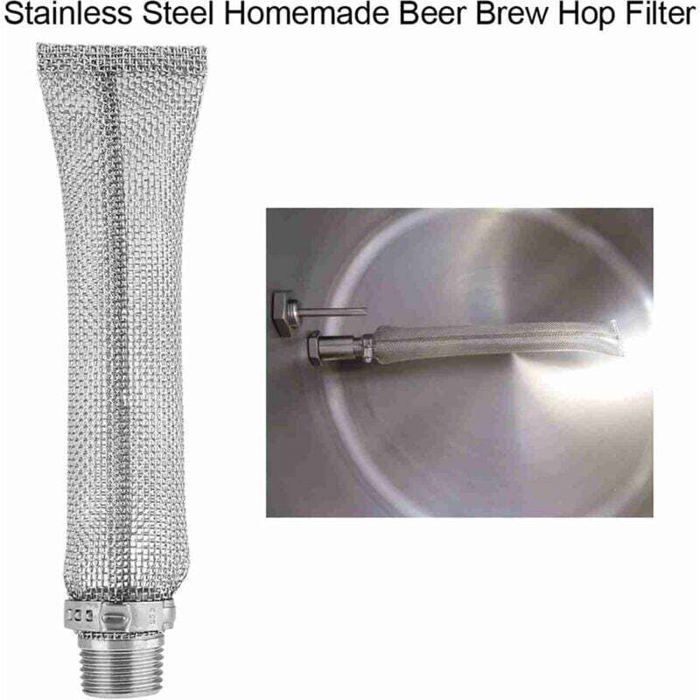 Filtro colador para elaboración de cerveza - OKZ - Acero inoxidable 304 - 6 pulgadas - Resistente a la corrosión