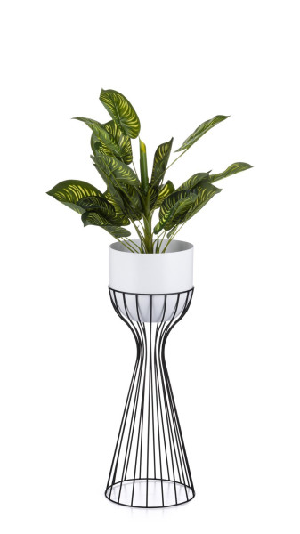 Kwietnik stojący z osłonką LOFT 56 cm metalowy