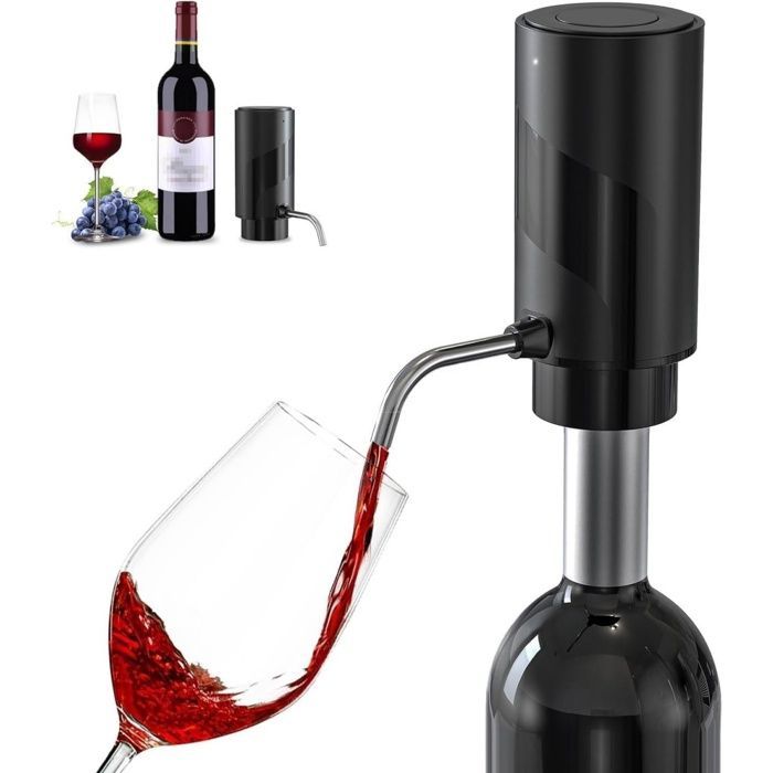 Carafe électrique rechargeable-Accessoire pour le vin-Idéale pour les réunions de famille,les fêtes en plein air,les mariages