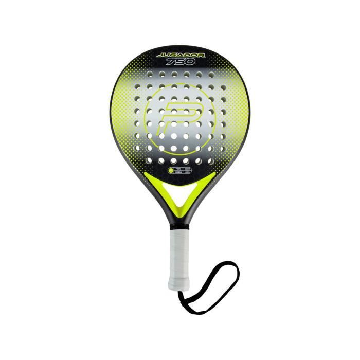 Raqueta de pádel Pure2Improve - Jugador 750 - Negro/Amarillo - Talla única - Adulto