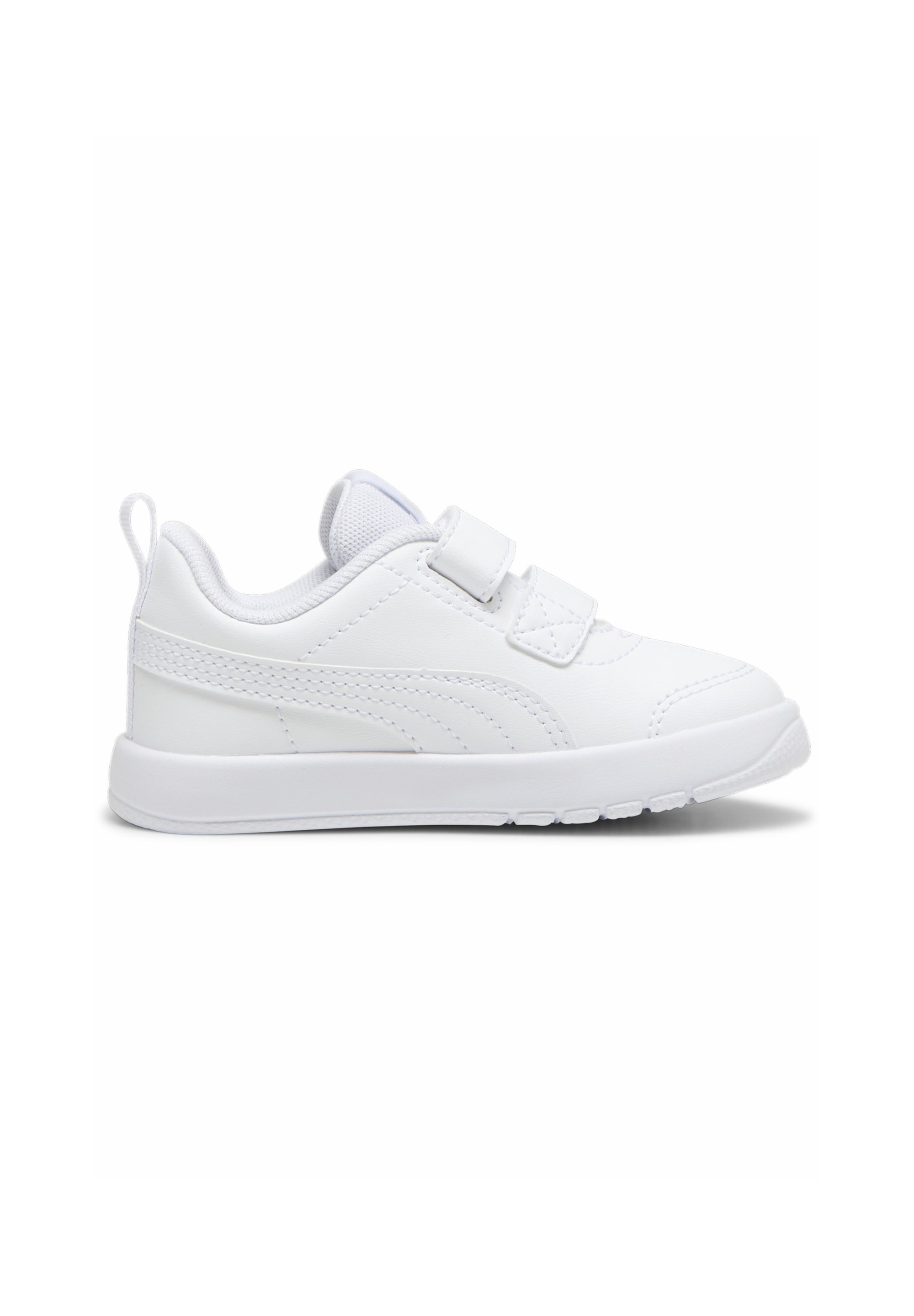 Puma COURTFLEX - Scarpe da ginnastica da passeggio - bianco bianco argento nebbia