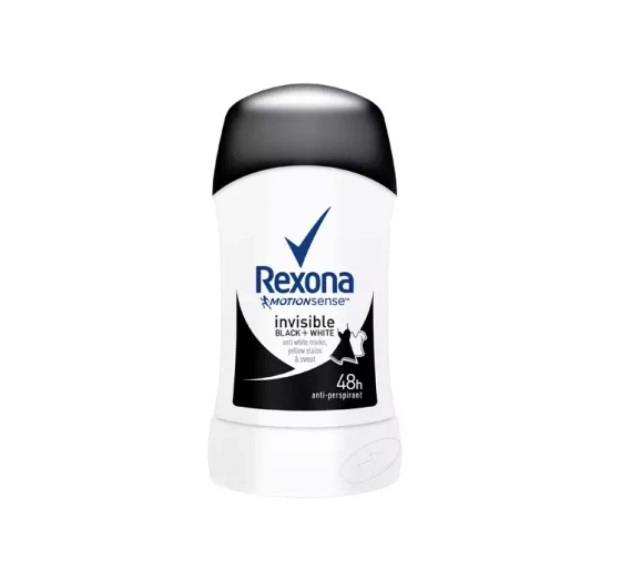 Rexona Invisible Black White antyperspirant w sztyfcie dla kobiet 40 ml
