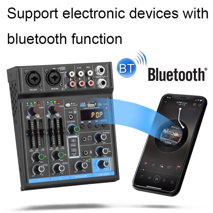 USB Bluetooth Sound Card - XVX - 4-Channel Recording - M4 - Live Streaming - Bluetooth Connection