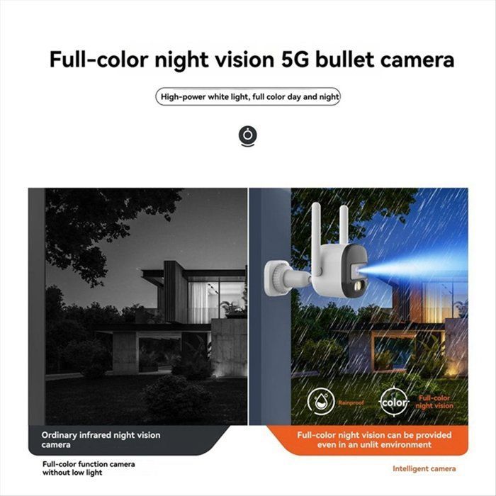 Caméra de Sécurité Tuya 2K 4MP 2,4G/5G WiFi AI Détection Caméra IP Mini CCTV Caméra de Surveillance Vidéo Smart Life