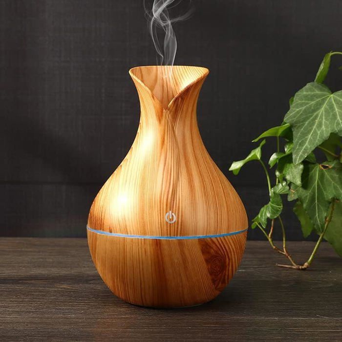 Difusor de aromas ultrassônico, umidificador elétrico, aromaterapia para escritório, sala de estar, difusor de óleos essenciais, madeira