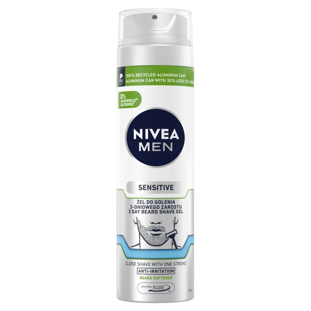 Nivea Men Sensitive Żel do Golenia 3-Dniowego Zarostu