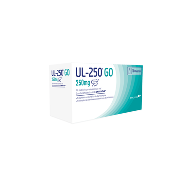 UL 250 UL-250 Go 250 mg CNCM I-745 -jauhe Akuutin ripulin oireenmukainen hoito 10 injektiopulloa 10 injektiopulloa