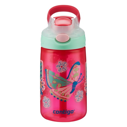  Botella Para Niños Gizmo Flip Sparkles Borboleta Branca 420 Ml