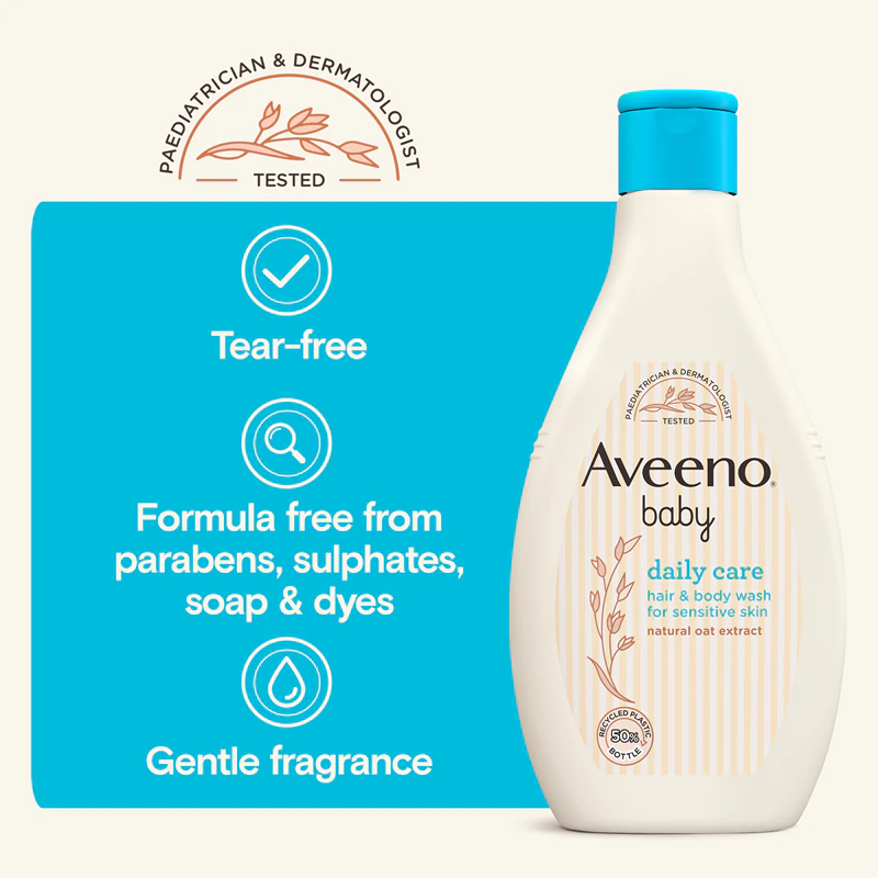 Aveeno Baby Daily Care Bad- en Douchegel voor Kinderen