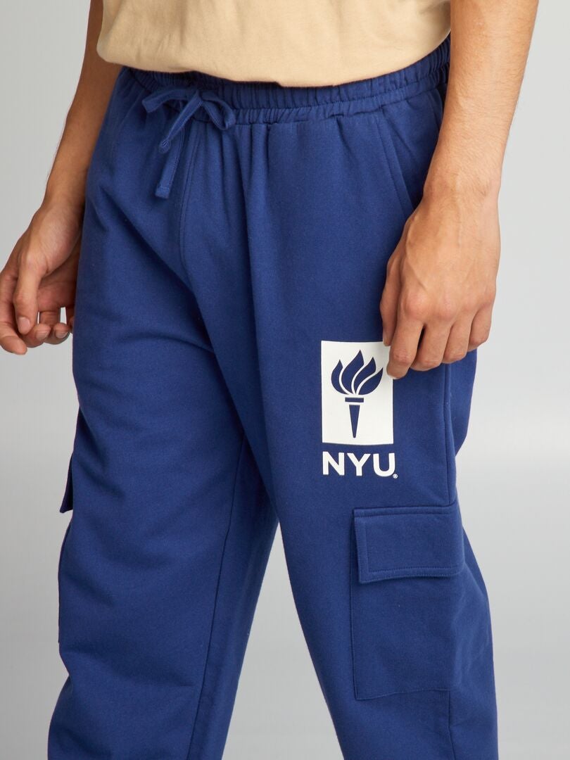 Joggingbroek 'New York University' - BLAUW