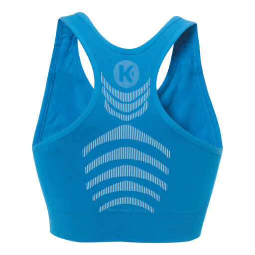  Kempa Damen-Top Attitude Pro, Blau/Weiß
