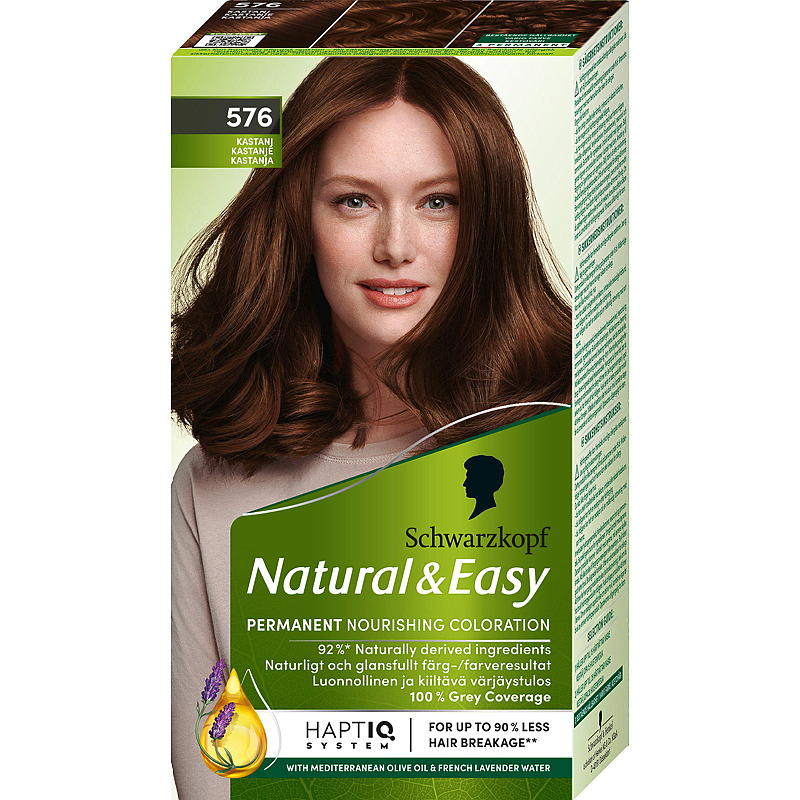 Natural&Easy Haarfarbe Natural &easy 576 Kastanienbraun