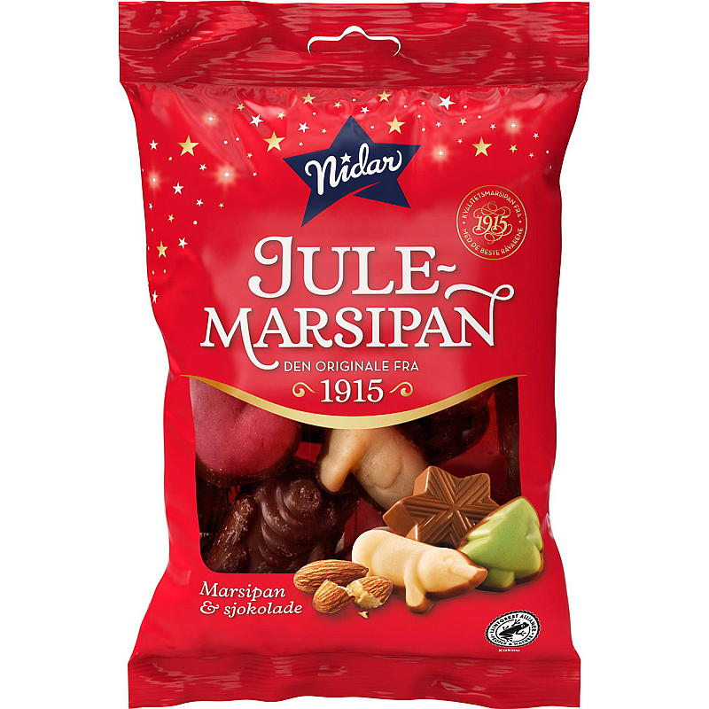 Nidar joulumarsipaani 130 g, pussissa Nidar