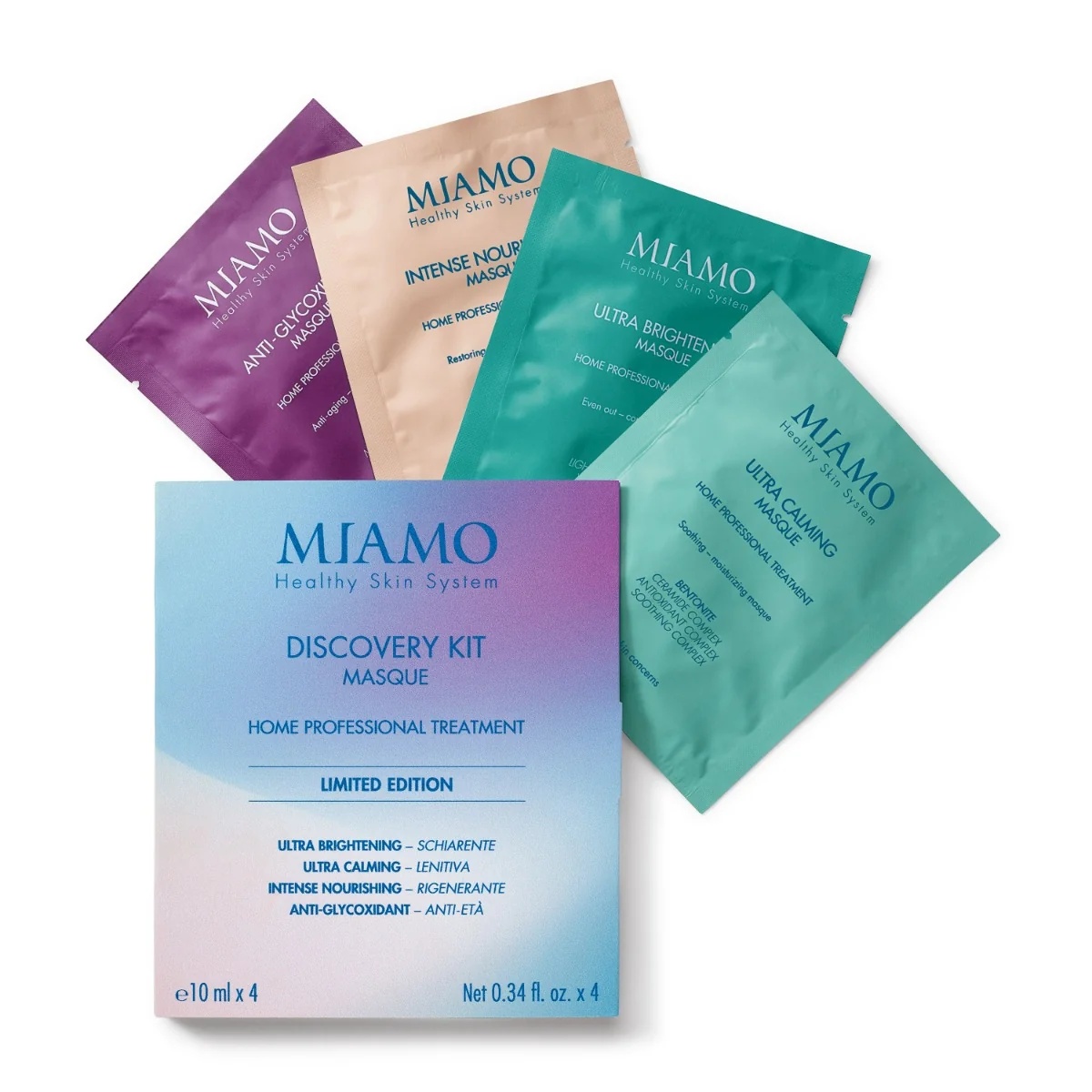 MIAMO Miamo Discovery Box Exclusieve collectie van 4 maskers