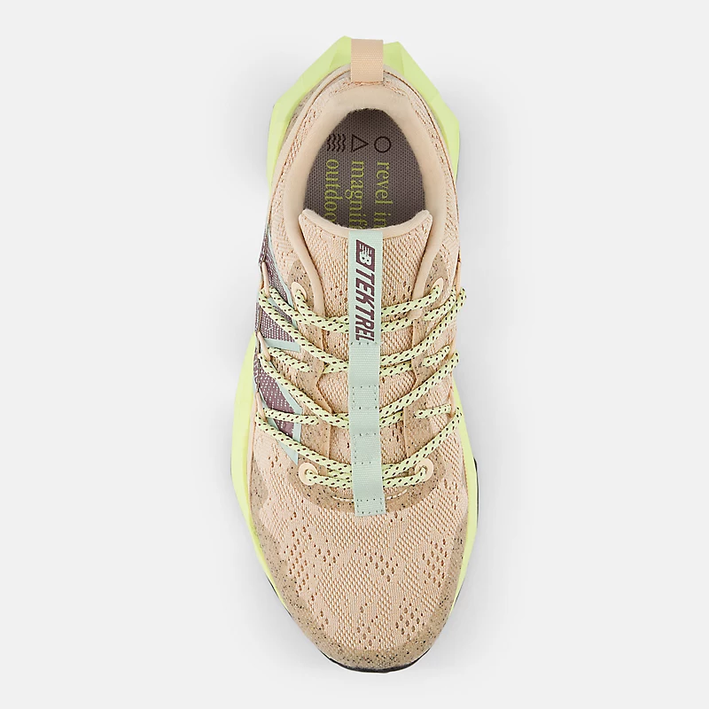Tektrel Damskor - Dark Vintage Rose med Limelight och Clay Ash