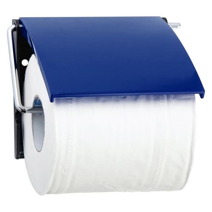 Soporte para rollo de papel higiénico MSV - Azul oscuro