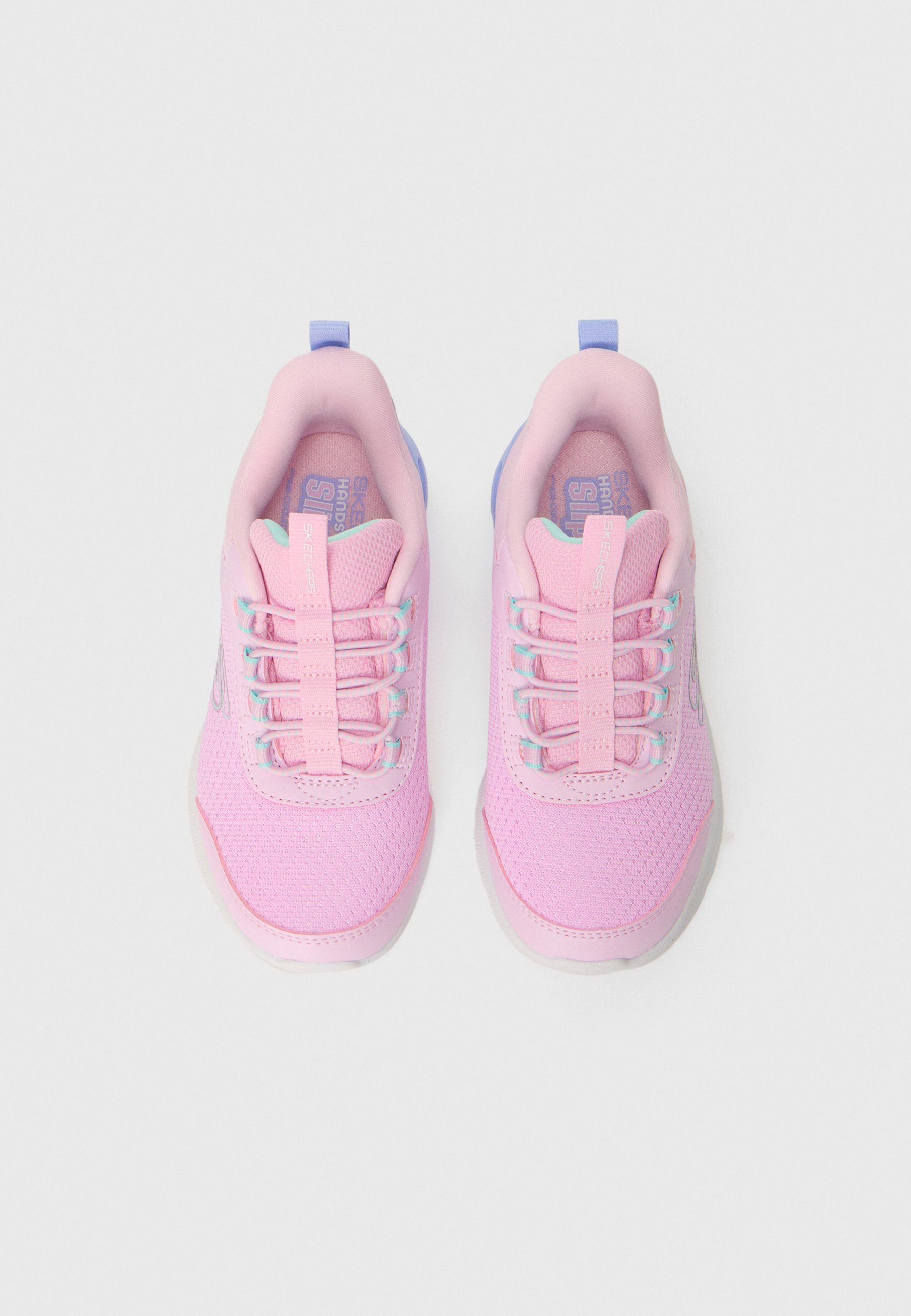 Skechers MICROSPEC MAX - Scarpe da ginnastica - rosa chiaro/multicolore