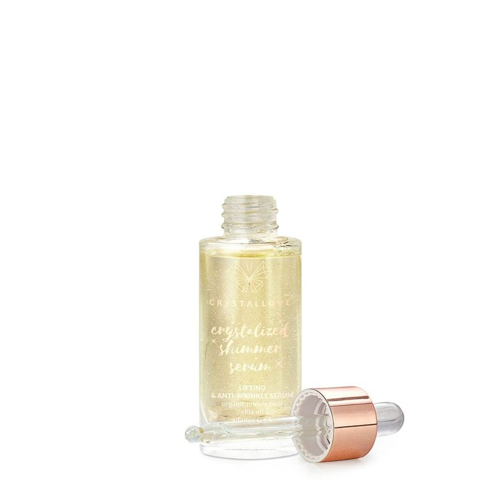 „Crystallove“ drėkinamasis serumas, skaidraus kvarco blizgesio serumas – 30 ml