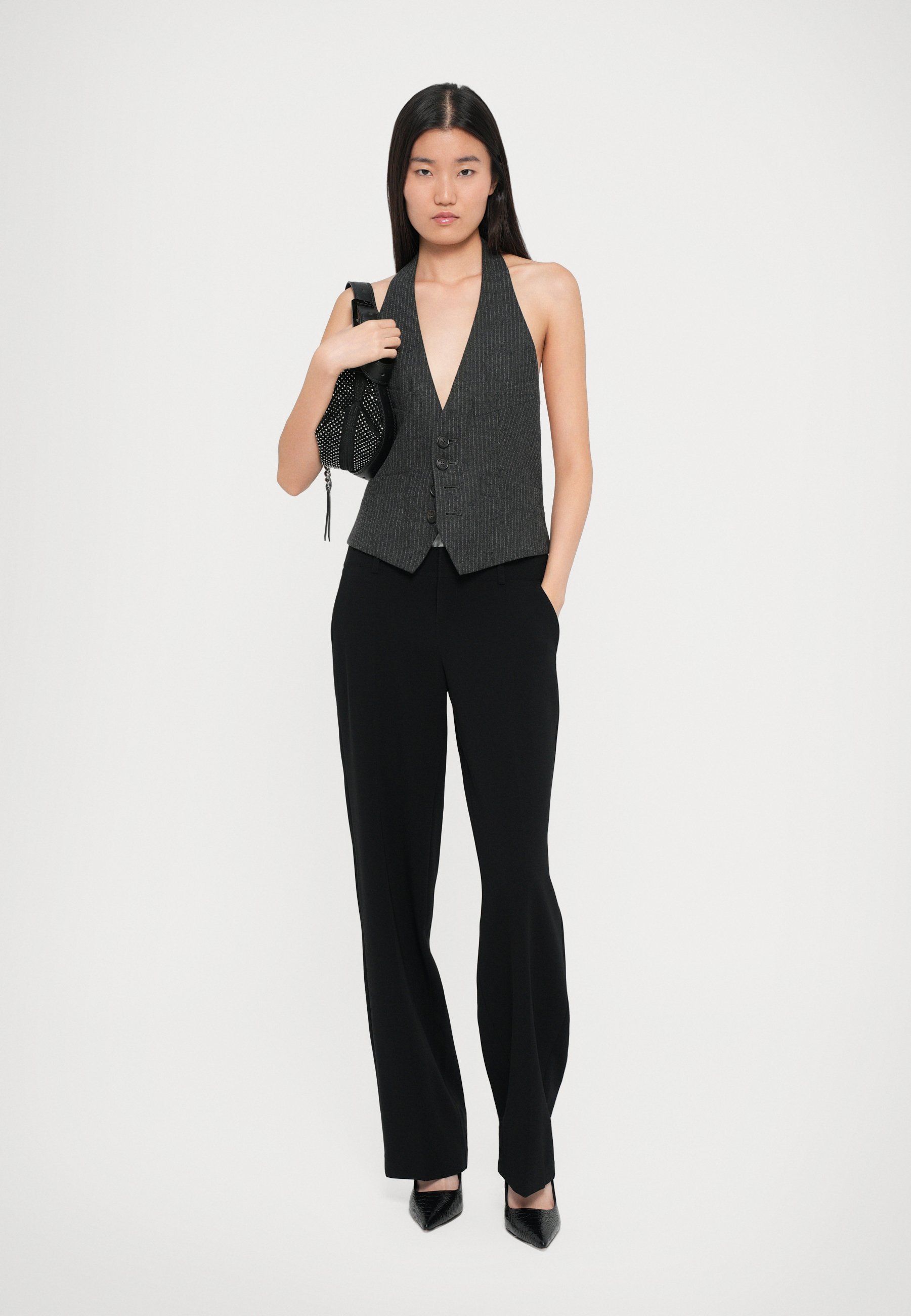 Dsquared2 BIANCA PINSTRIPE - Vest - antraciet