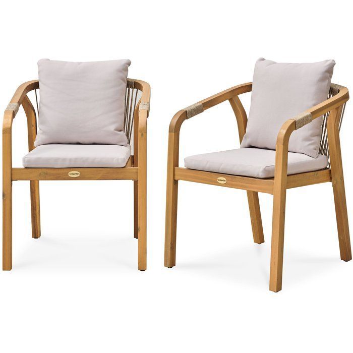 Set of 2 garden chairs - DCB GARDEN - Serena-FT