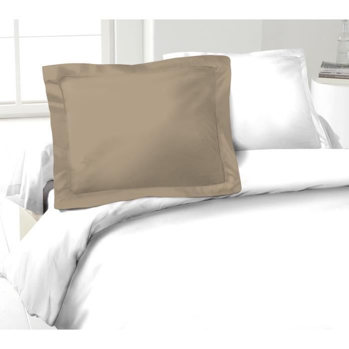 LOVELY HOME Set of 2 Pillowcases 100% Cotton 50x70 cm - Beige