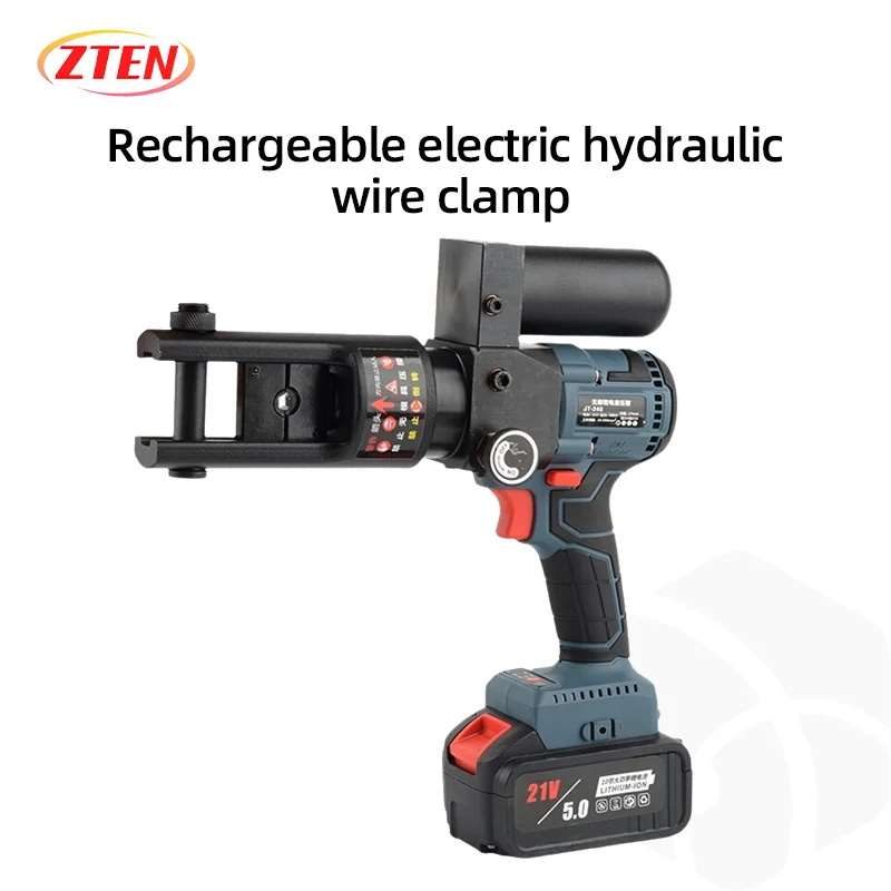 SL240 10-240mm Electric Hydraulic Wire Clamp Copper Nose Brushless Motor Rechargeable Terminal Crimping Tool for Electricians