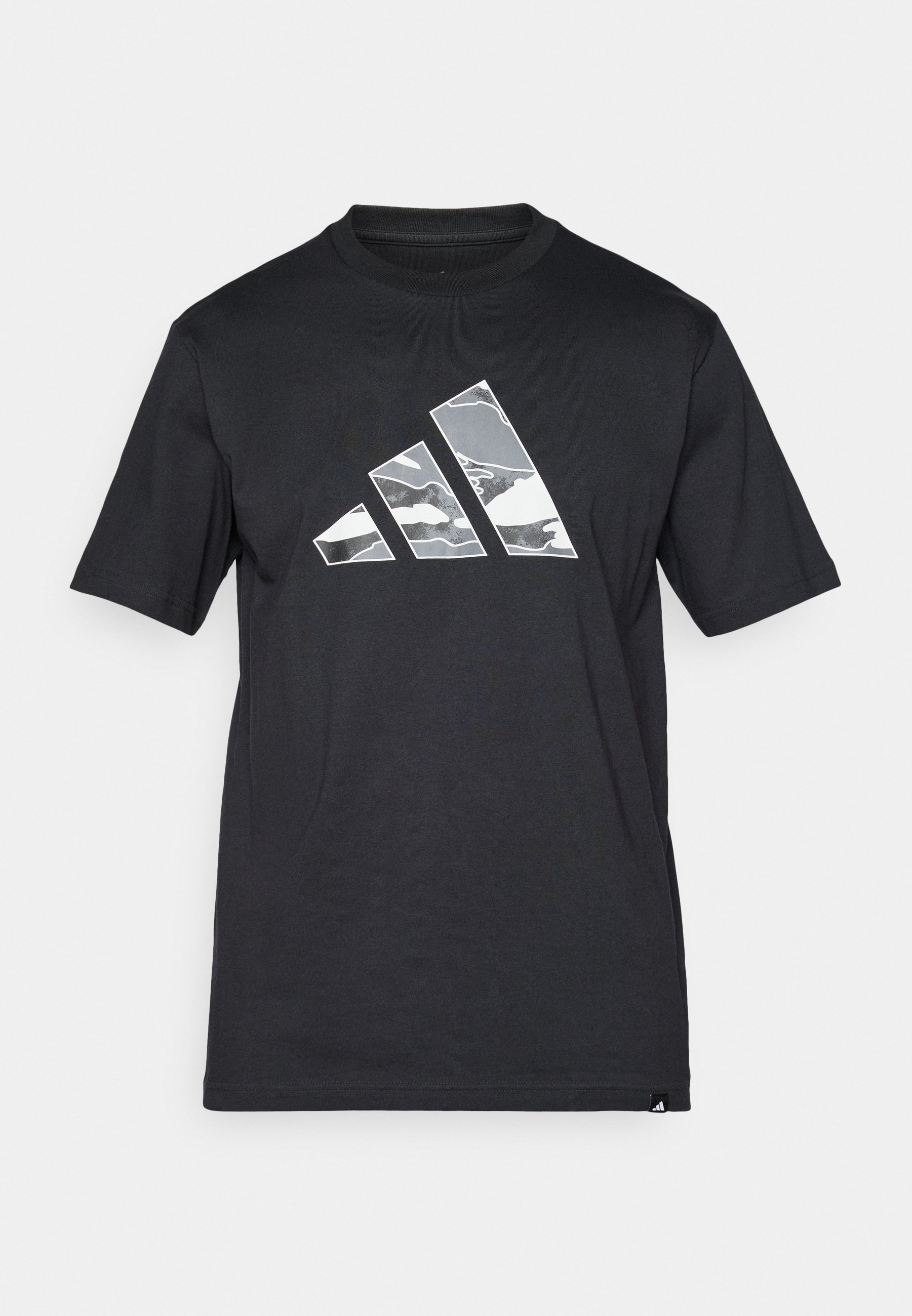 adidas Sportswear CAMO LOGO - T-shirt met print - zwart