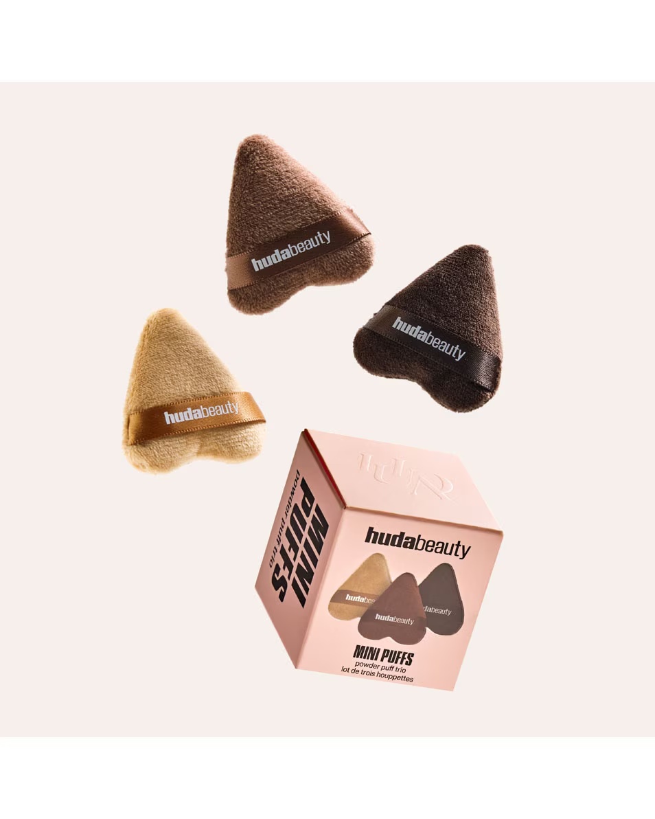 TRIO DE MINI PUFURI PUDRĂ HUDA BEAUTY