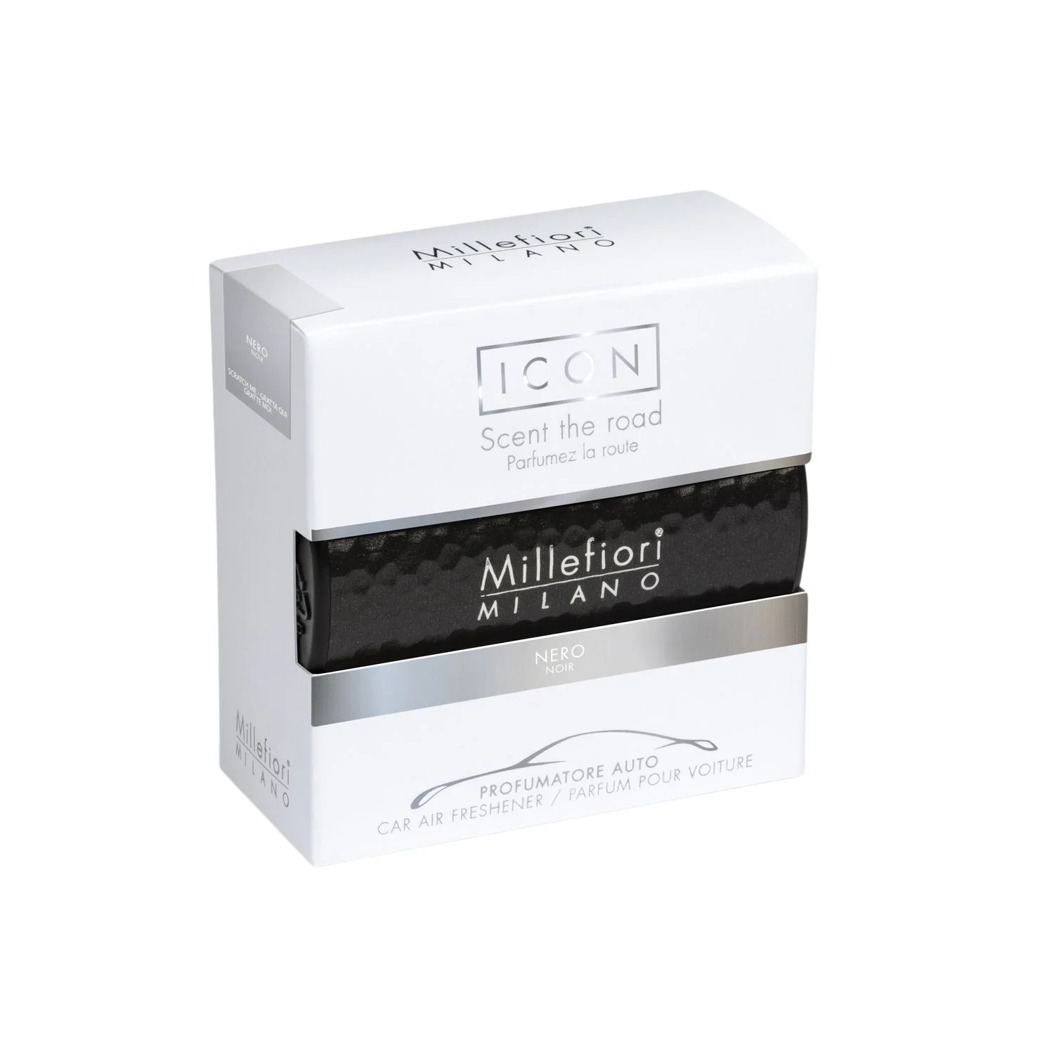 Car Air Freshener Icon Nero - Metal Shades - Profumo per Automobile