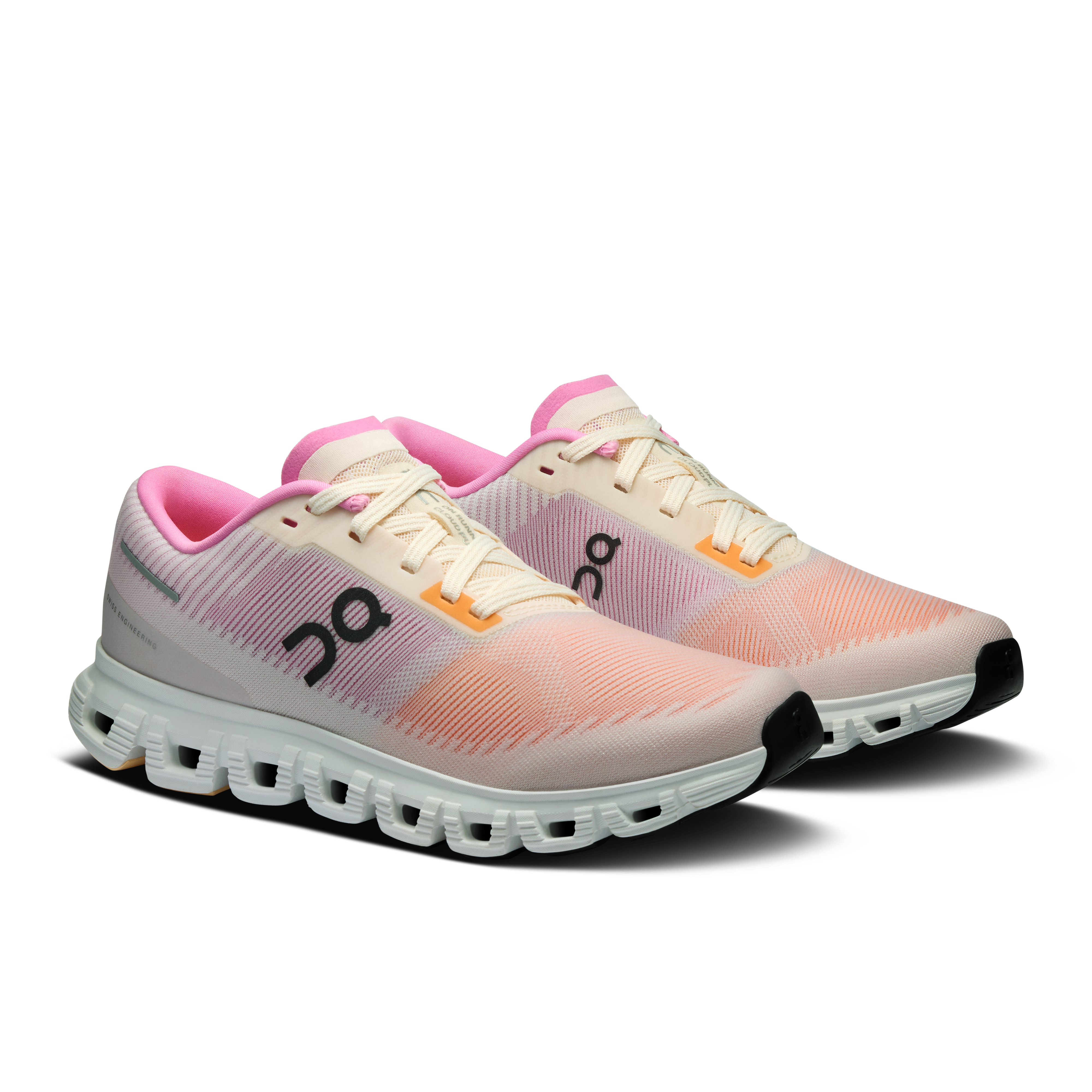 On Zapatillas Cloud 6 Push para mujer color mandarina | frambuesa