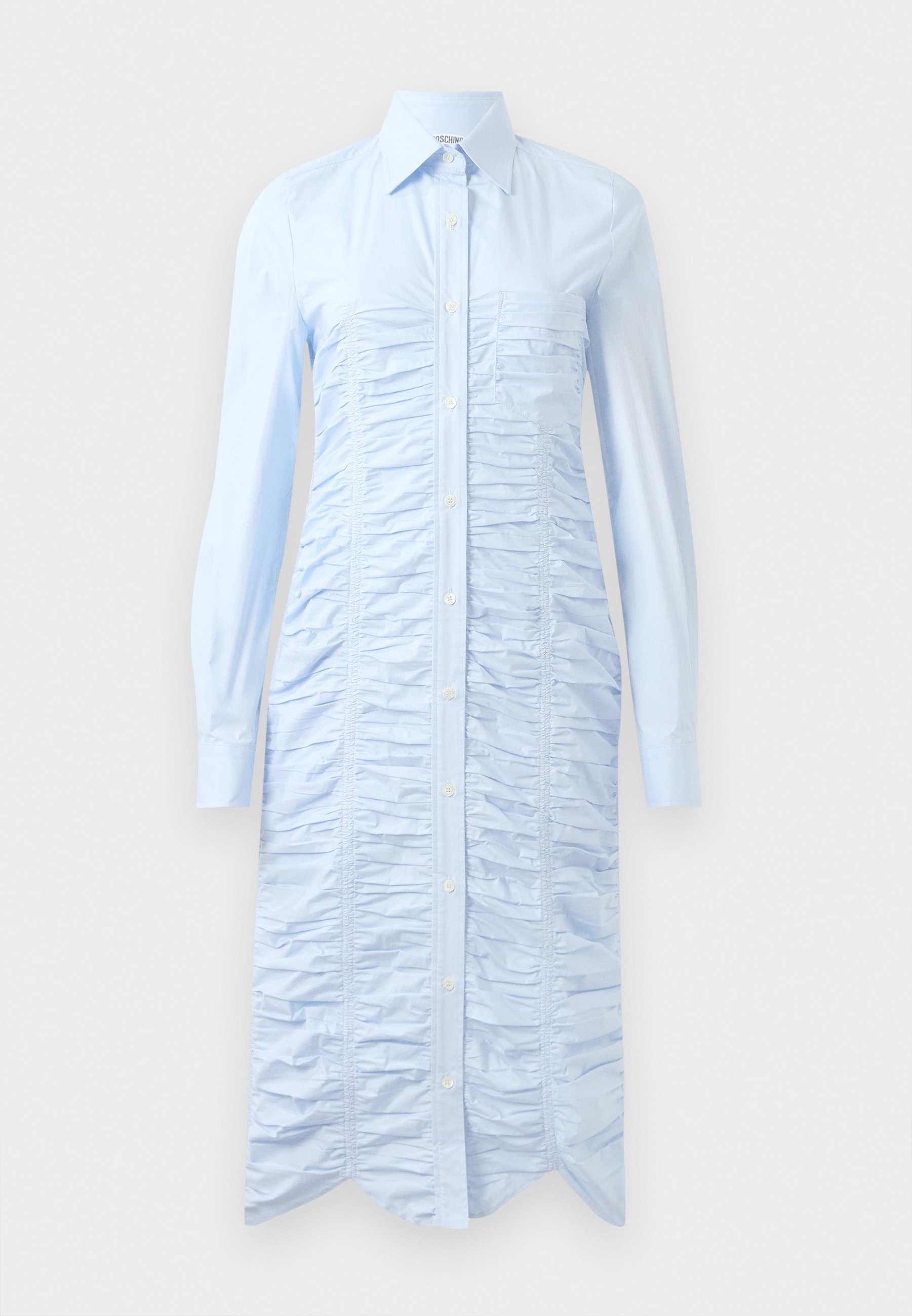Robe chemise stretch Moschino - bleu clair
