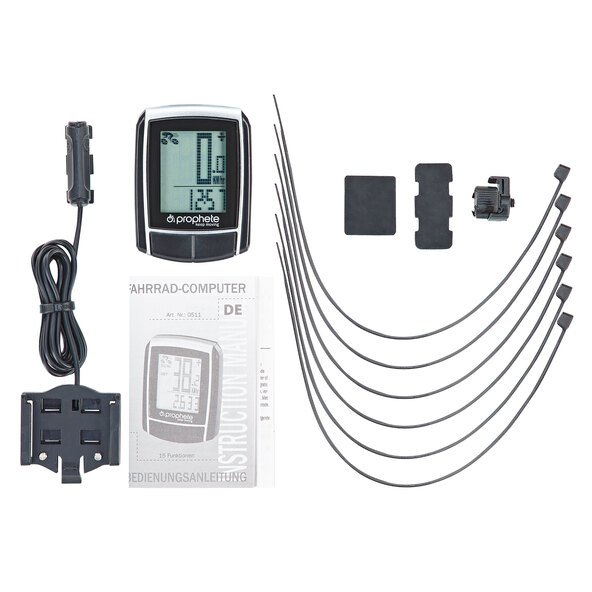 Bicycle computer with 15 functions