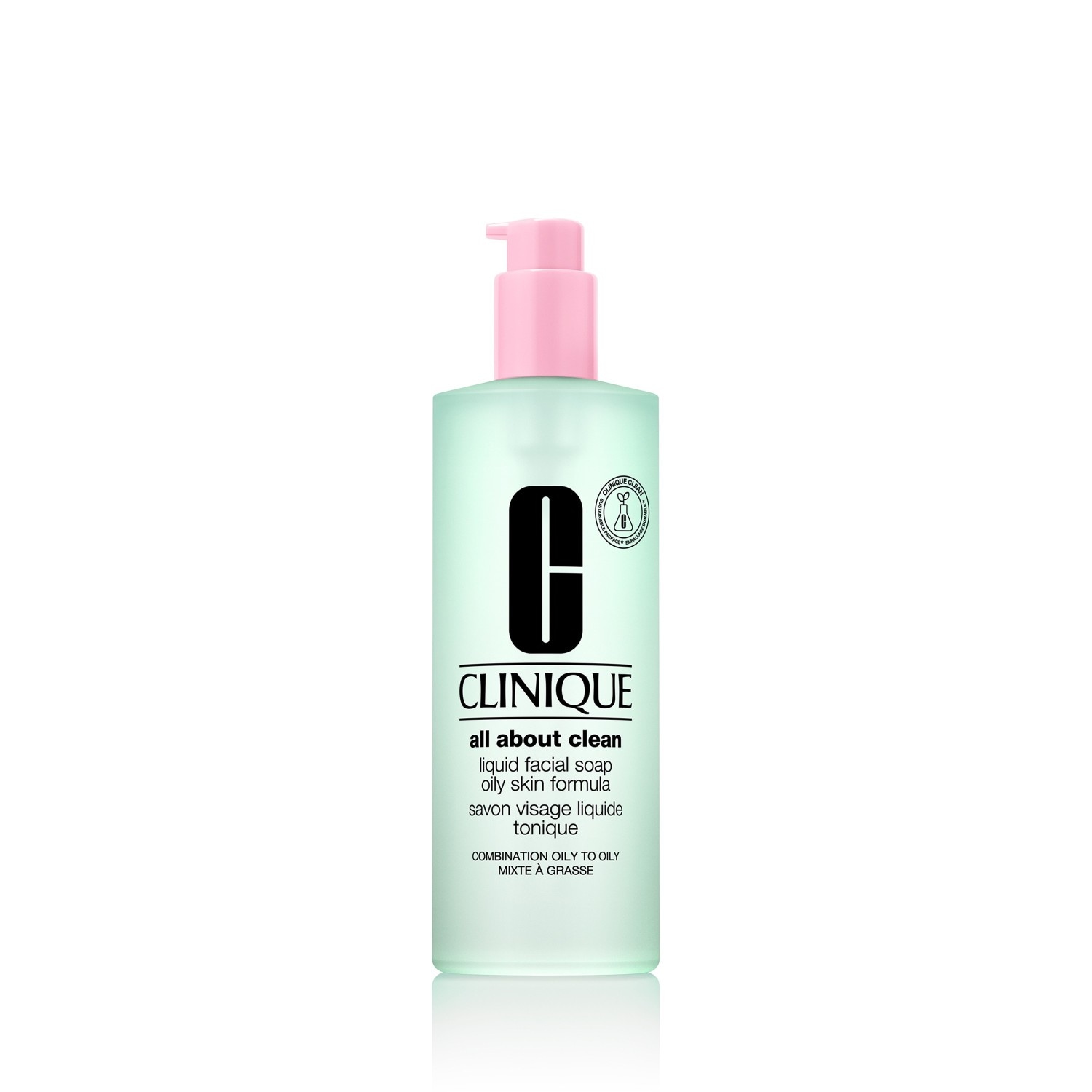 Clinique Gesichtsseife 3-Stufen-Hautpflegesystem für Hauttypen 3 & 4 (fettige/Mischhaut) – 200 ml