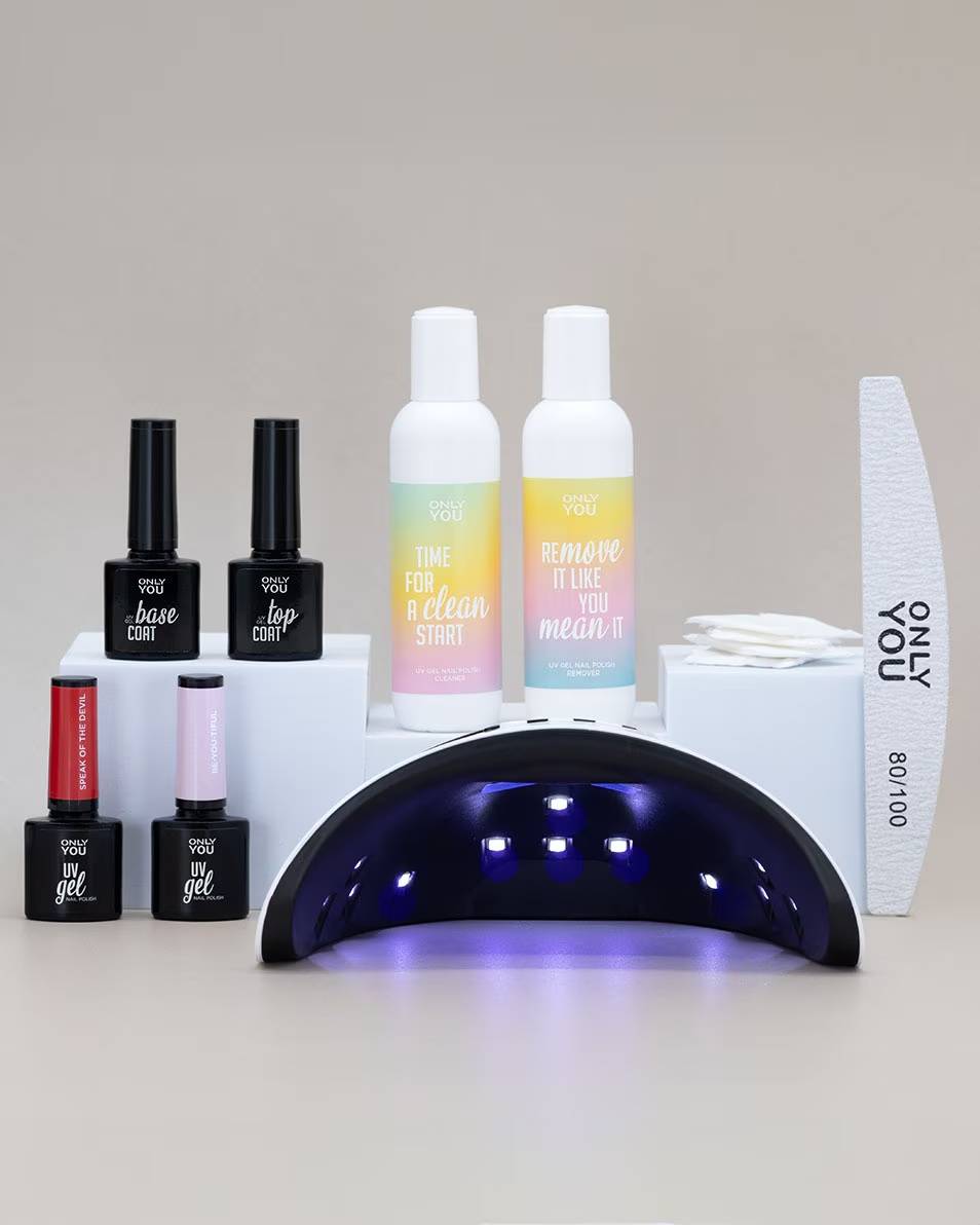 ONLY YOU UV GEL LAK ZA NOHTE ZA ZAČETEK KOMPLET ZA UV GEL LAK ZA NOHTE