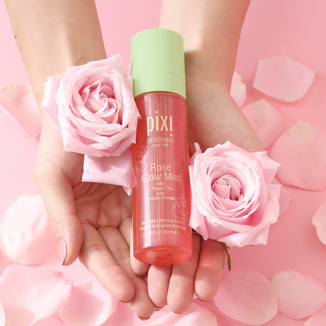 Pixi Rose Glow Mist sejas aerosols – 80 ml