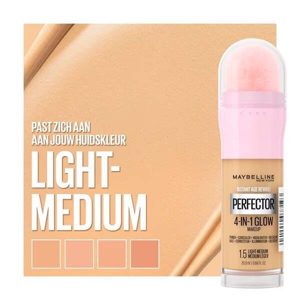 Maybelline New York Instant Anti-Age Perfector 4-in-1 Glow Light Medium korektors<br>20ml