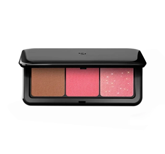 KIKO Milano Multi Finish Trio paletka do konturowania 03 Pink 7g