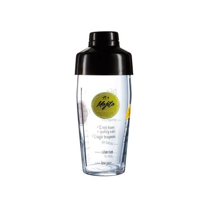 Coctelera bicónica de 0,585 L - negra