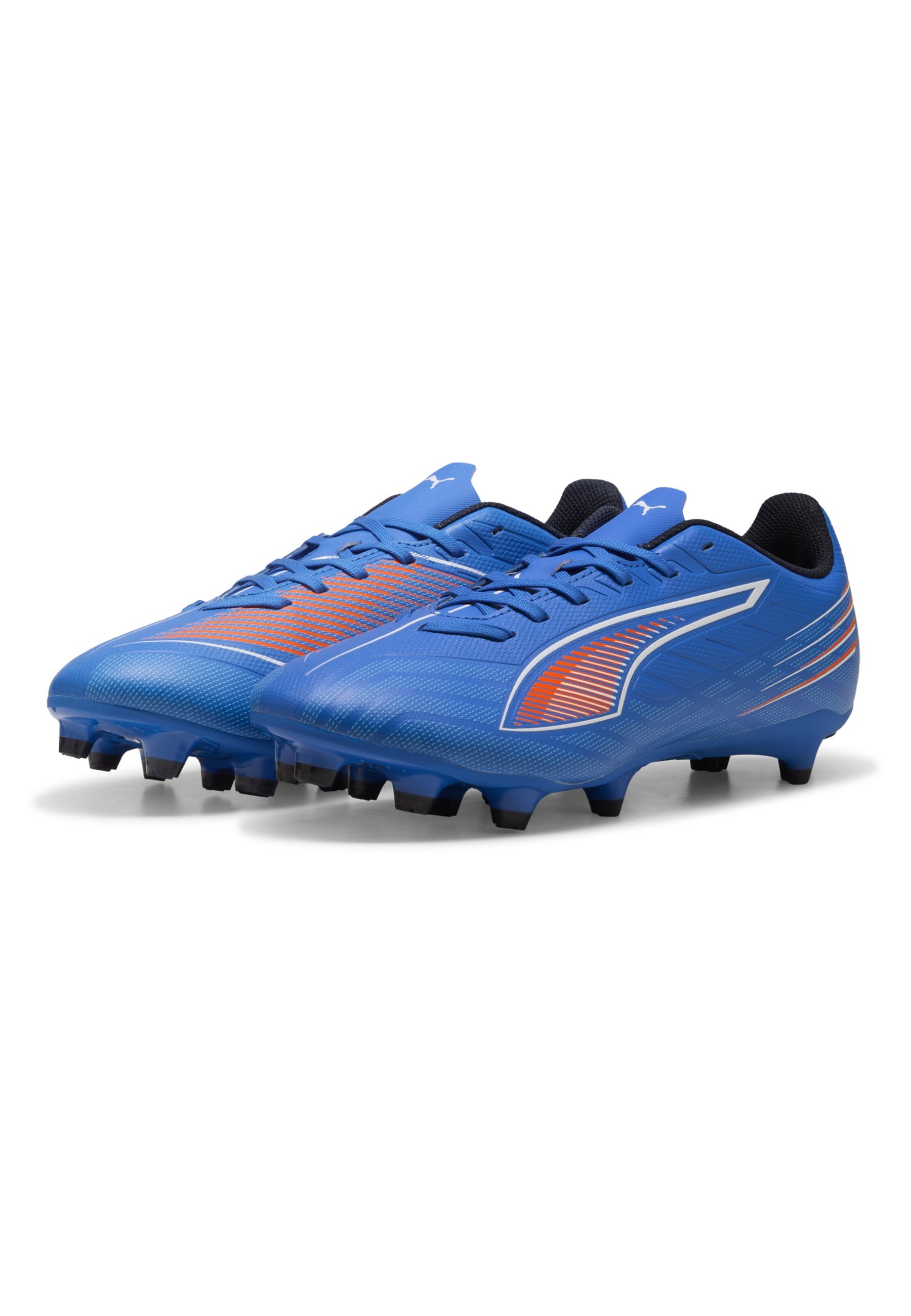 Puma ULTRA 6 PLAY – Fußballschuhe für festen Boden – Ultrablau-Weiß-Leuchtrot