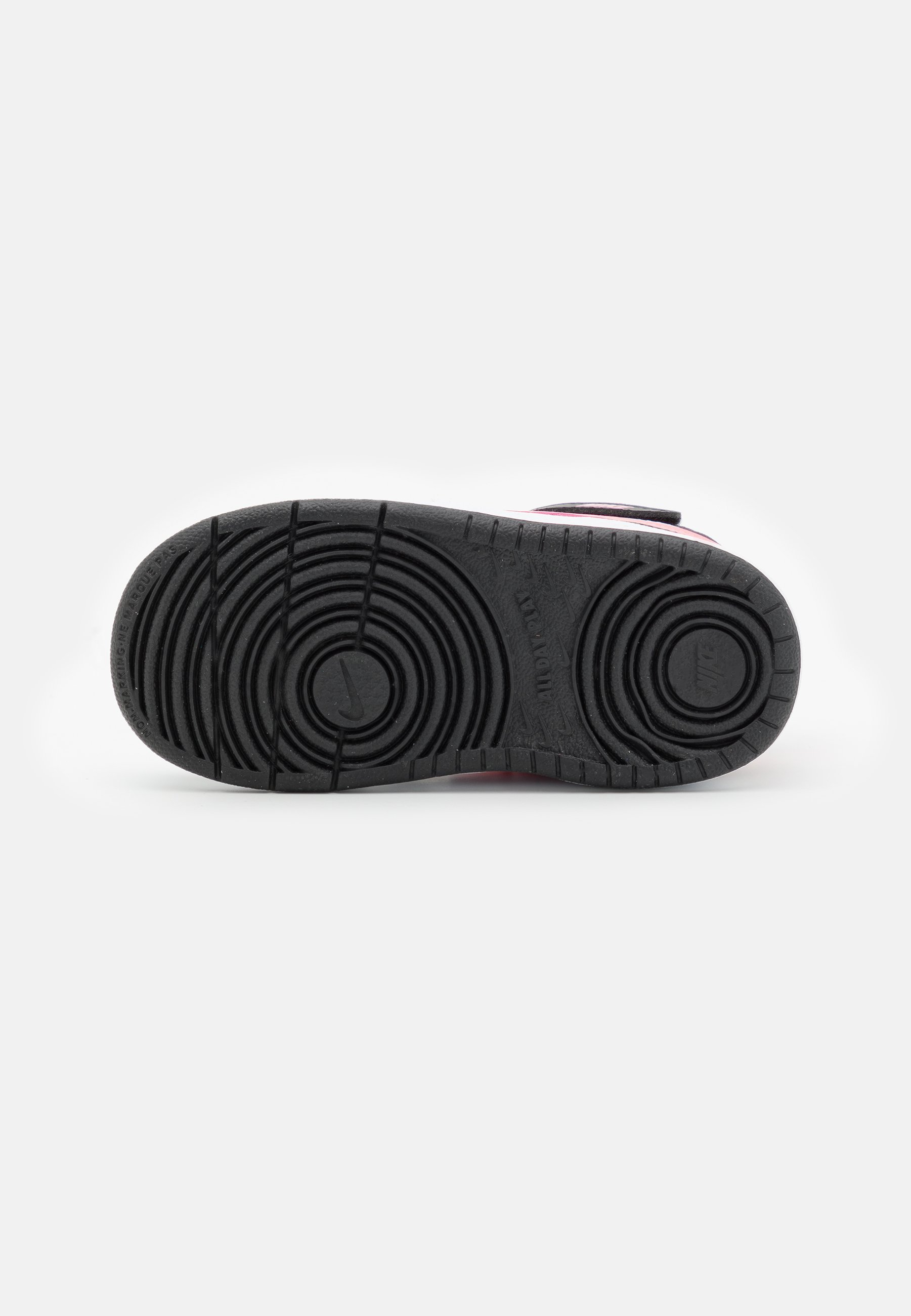 Nike Sportswear COURT BOROUGH MID 2 – High-Top-Sneaker – Schwarz/Sunset Pulse/Weiß