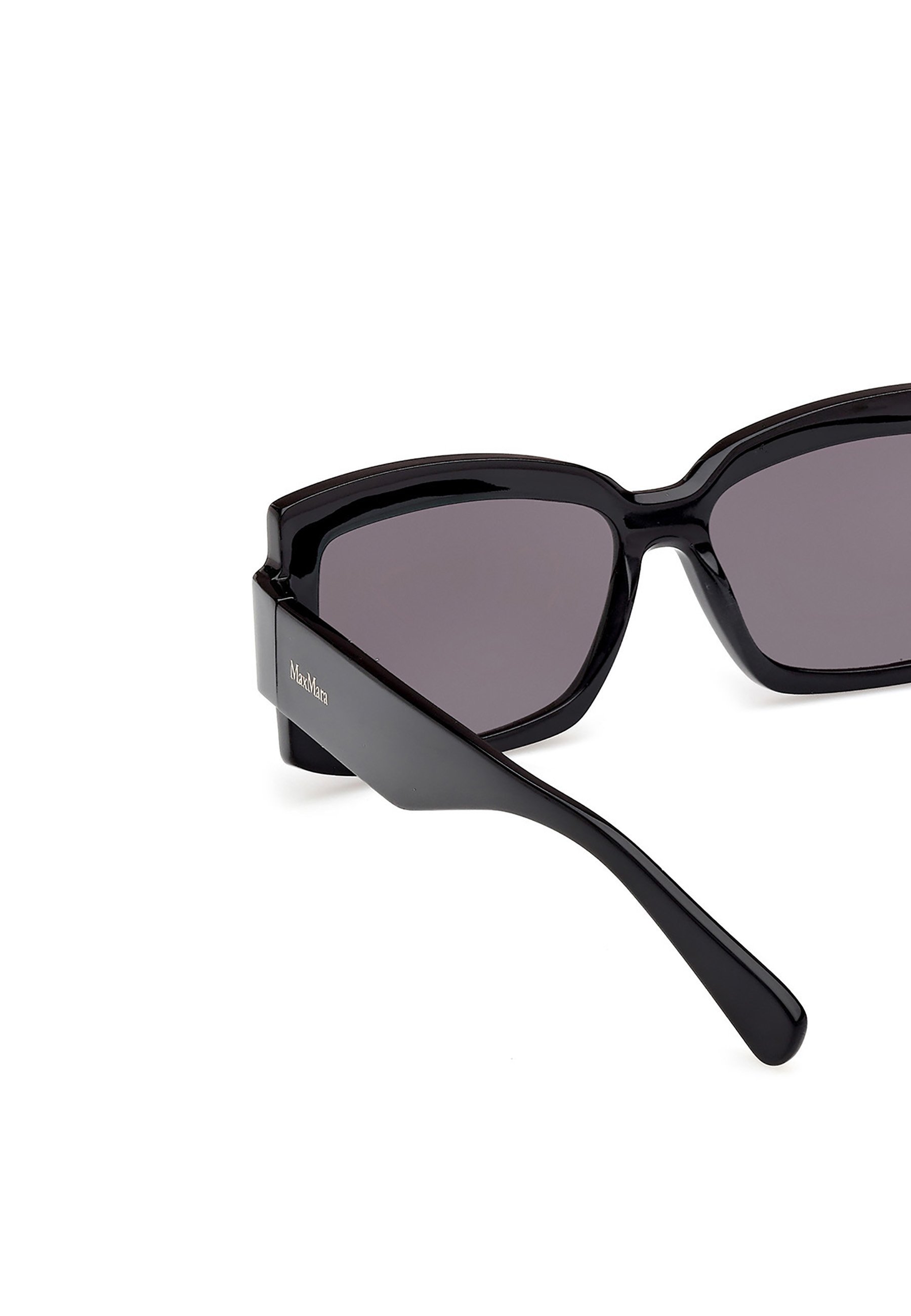 Max Mara LEE - Sonnenbrille - glänzend schwarz getönt