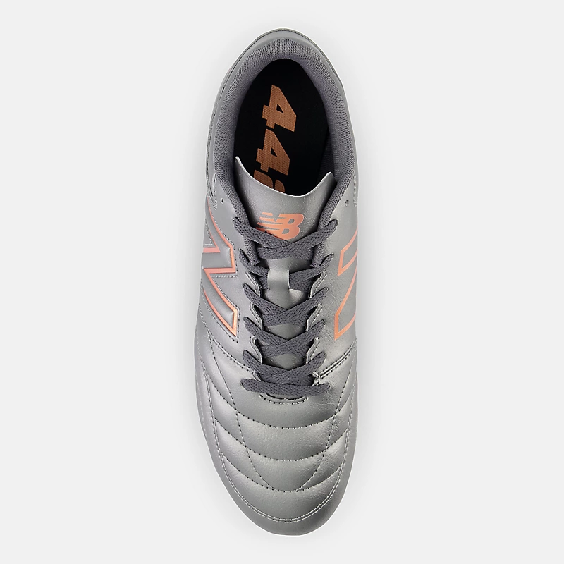 Bola de Futebol Masculina 442 v2 Academy FG – Prata com Grafite e Cobre
