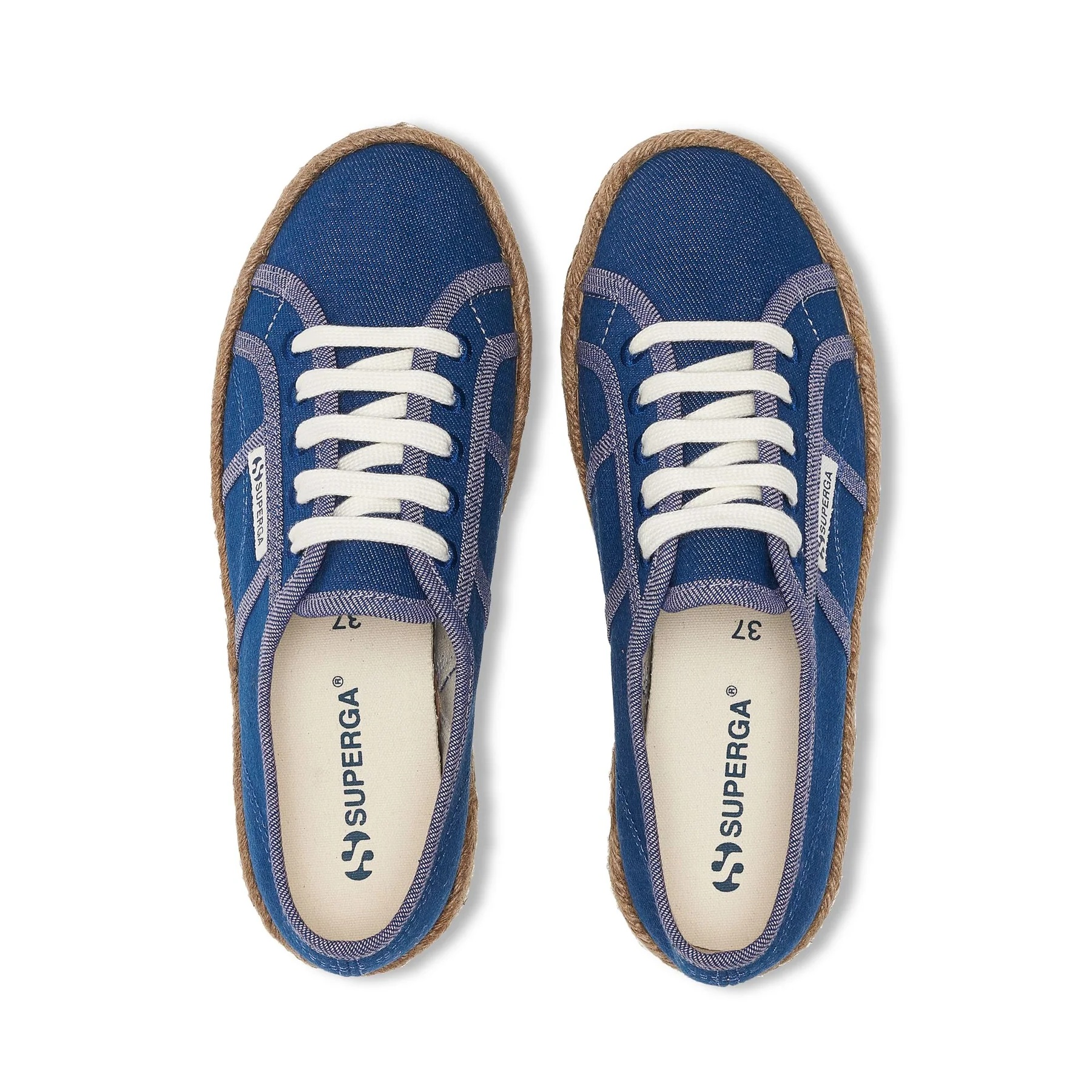 2730 ROPE REVERSE DENIM-BLUE-VIOLET-OFF WHITE